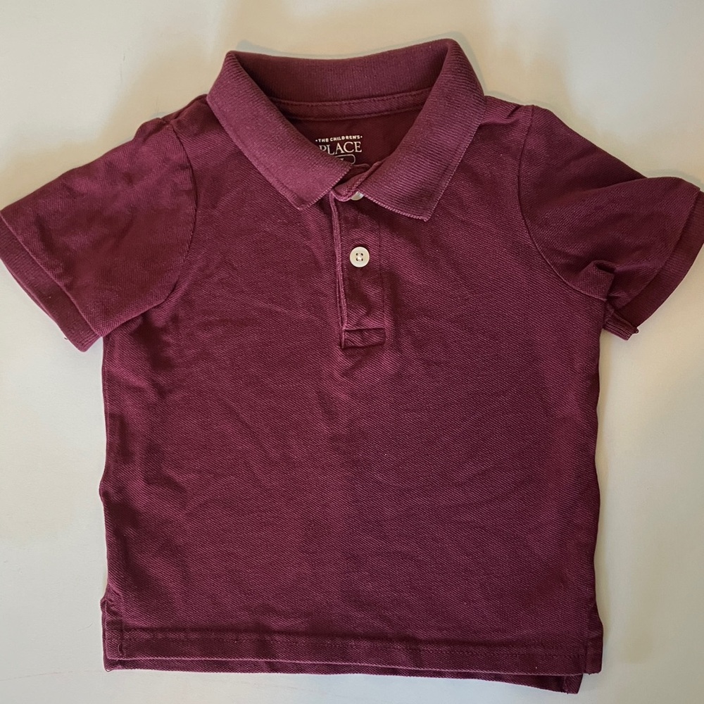 🏷️The Children's Place Maroon Polo Shirt